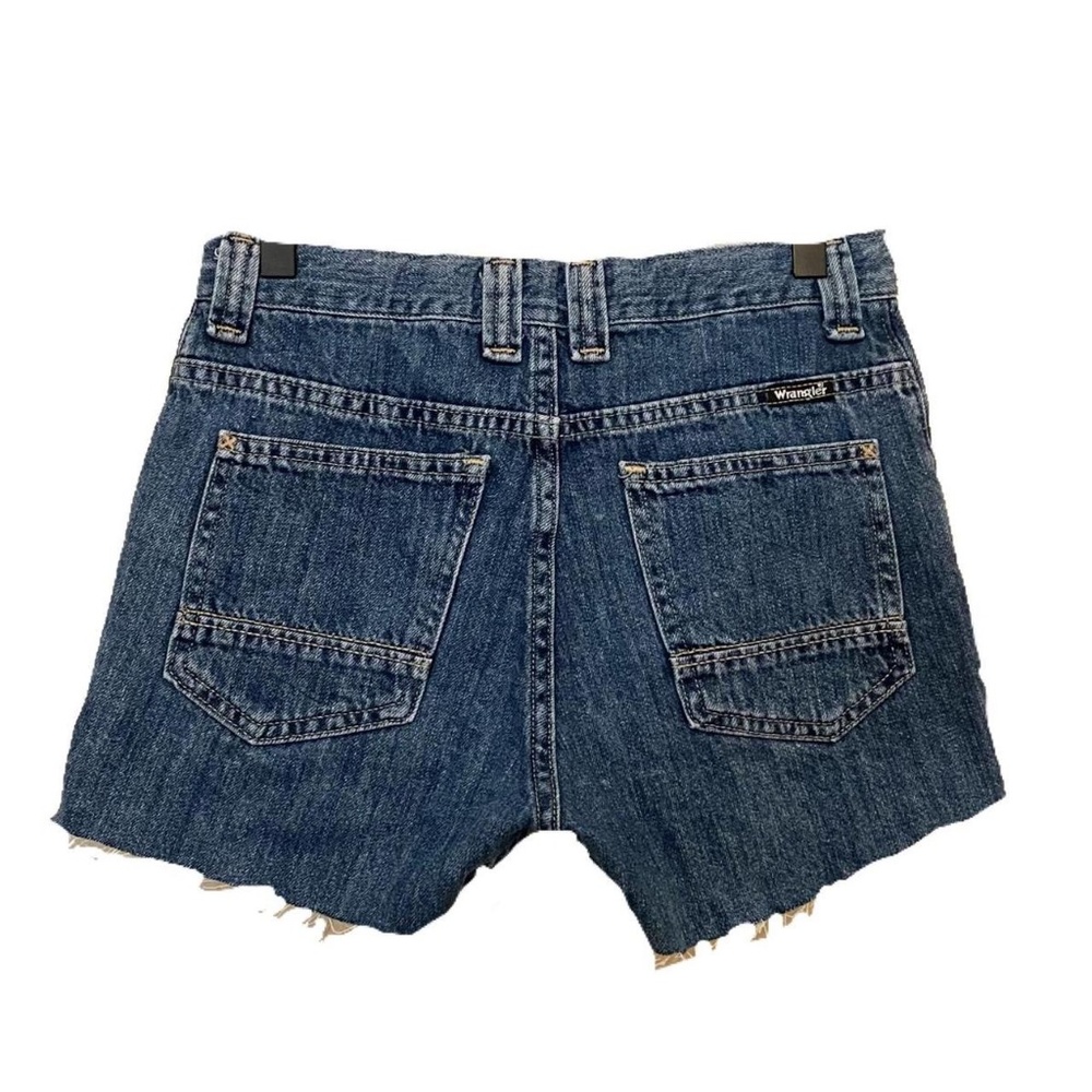 vintage wrangler jean shorts